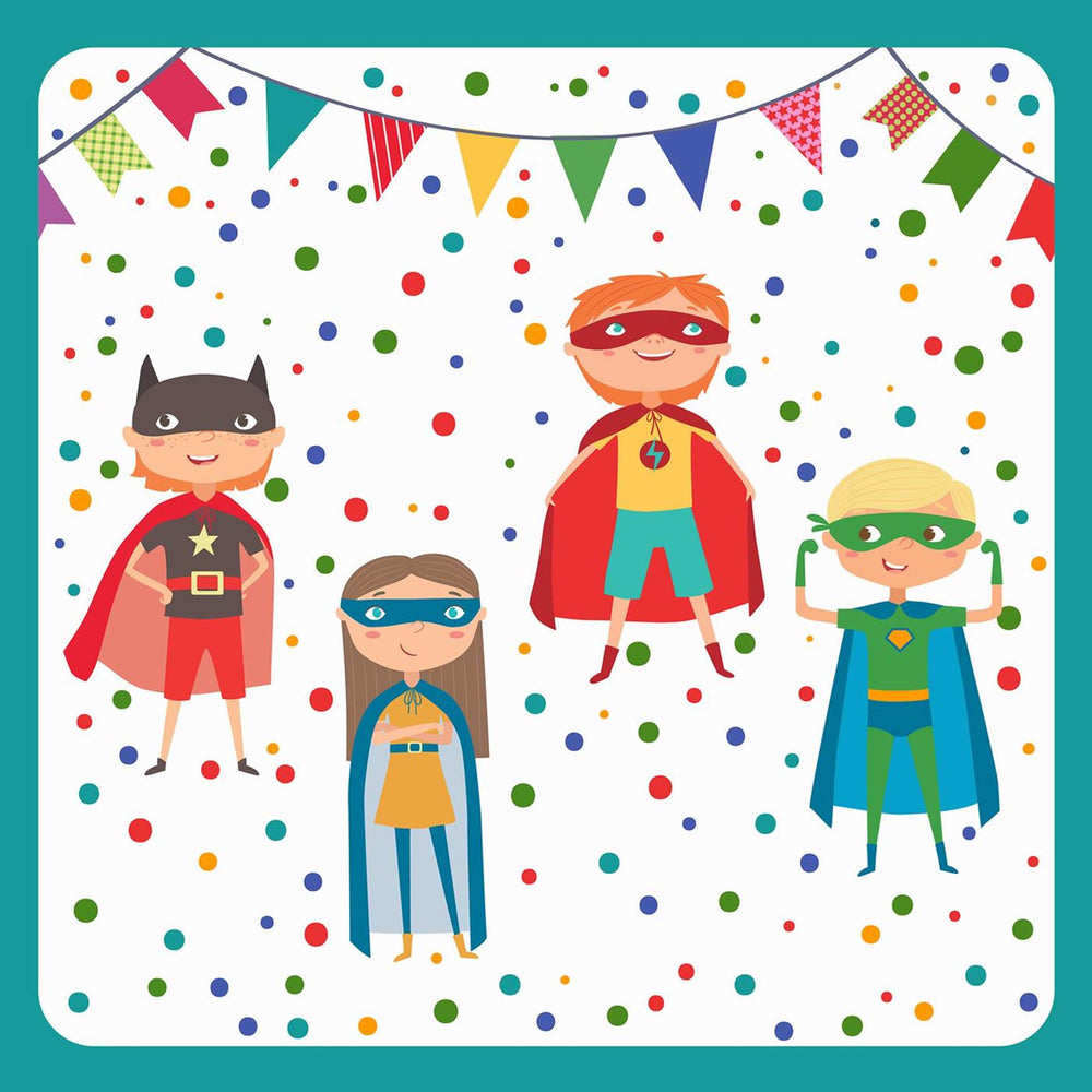 Papstar set a 20 servetten superhero 3-laags 33x33cm