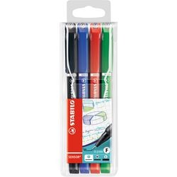 Stabilo Sensor Fineliners, 4 stuks.