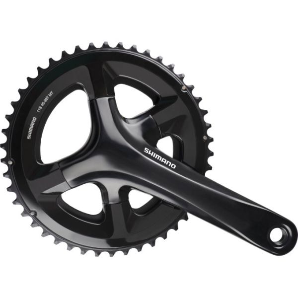 Shimano Crankstel 2 x 11 speed Road FC-RS510 175 50-34T met holle als zwart