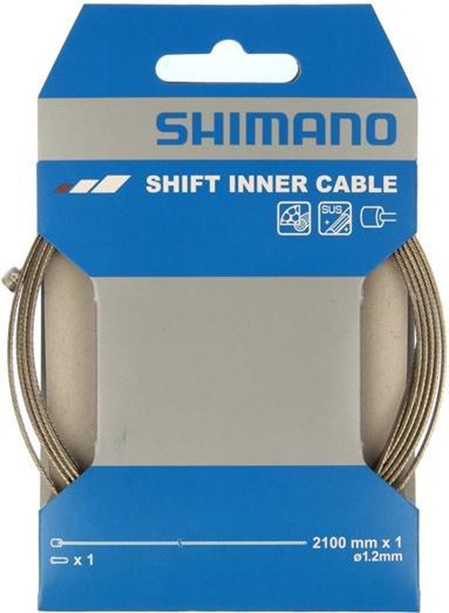 Shimano binnenkabel derailleur 2100 mm rvs zilver