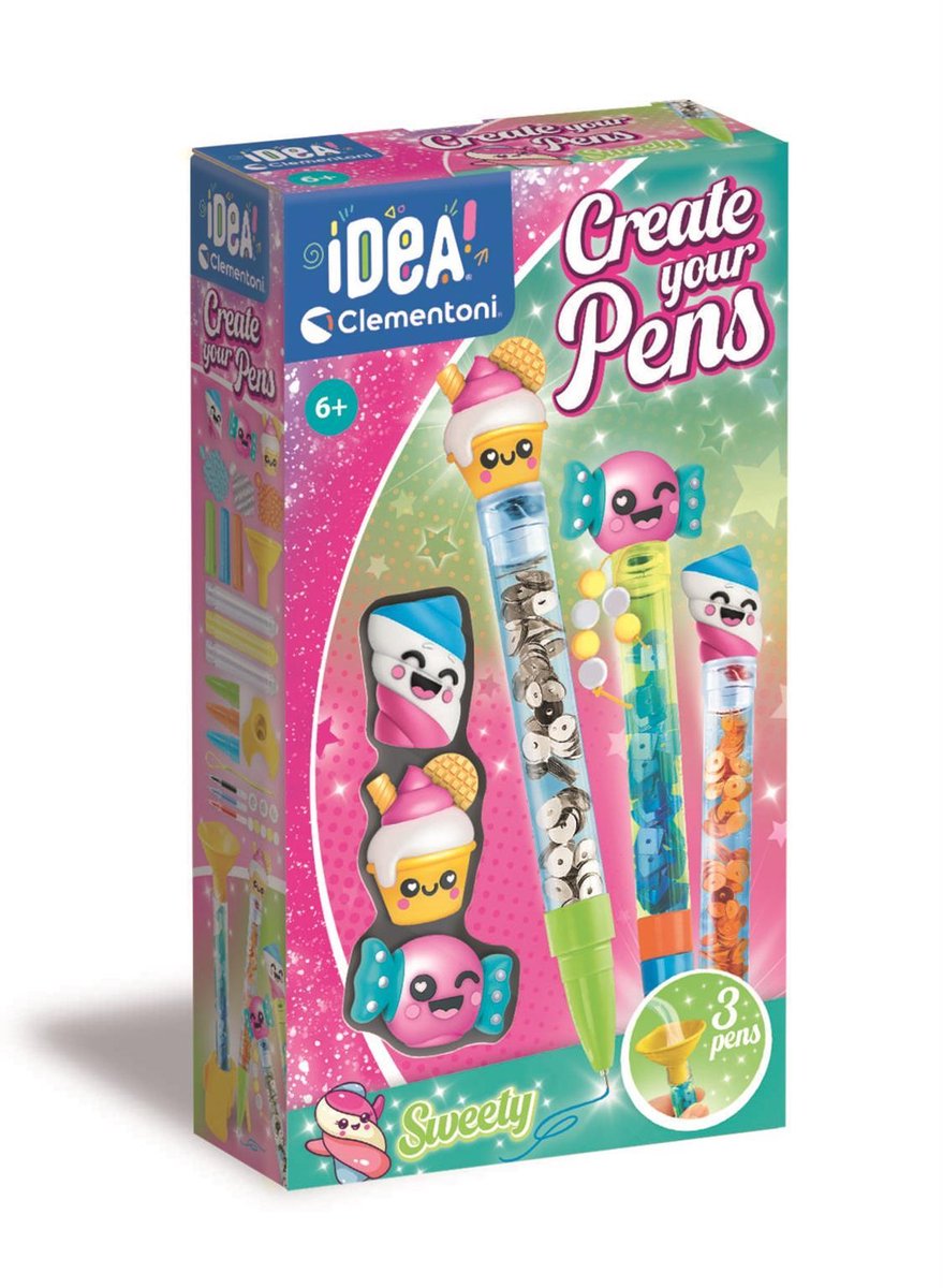Clementoni idea maak je eigen pen - zoet