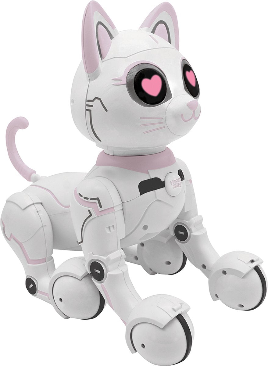 Lexibook stroom kitty® – my smart robotic kitty met programming function gesture bediening, dance, walk, movements, touch sensors en animal imitation, incl. afstandsbediening.