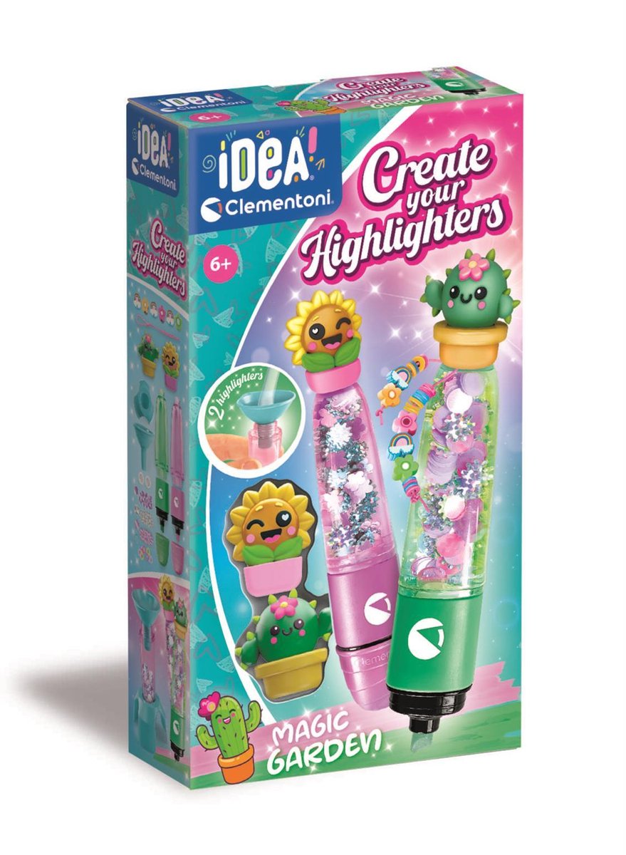 Clementoni idea maak je eigen markeerstiften - tuin