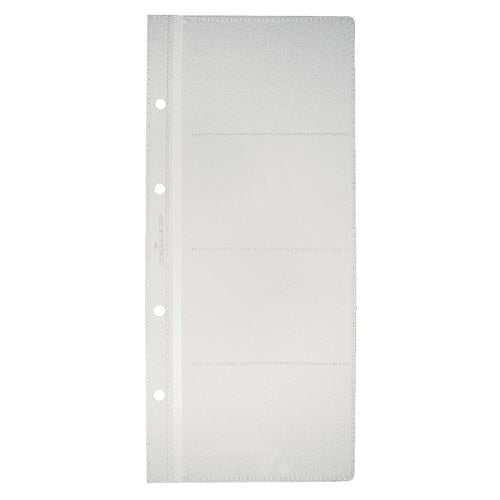 Visitekaarthoesjes visifix durable 2387 57x90mm transparant polypropyleen