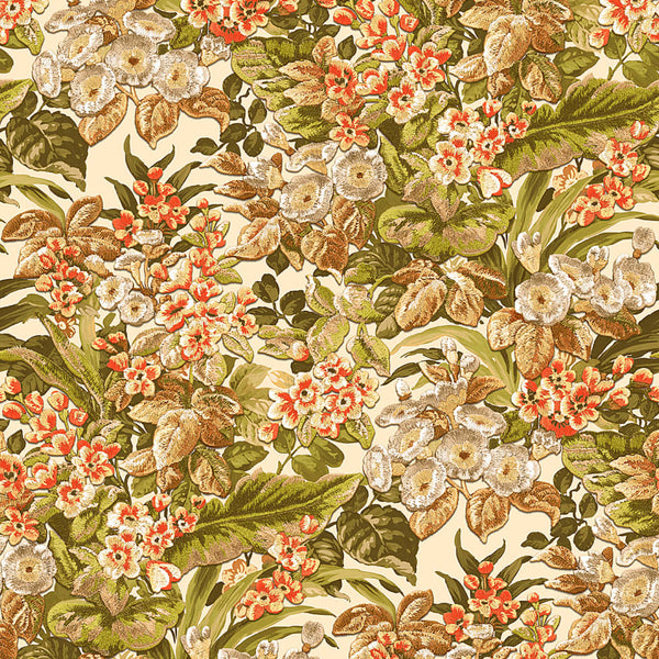 Dutch wallcoverings behang floral groen