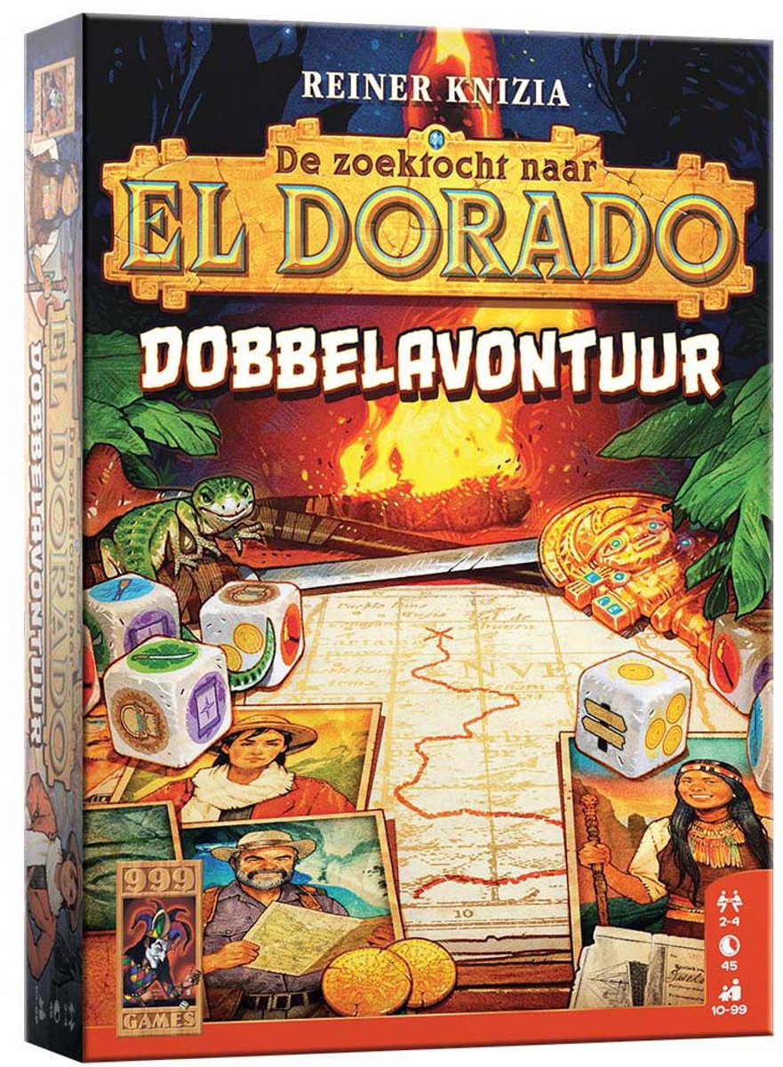 999games 999 games - de zoektocht naar el dorado: dobbelavontuur - de dobbeleditie van het bekende bordspel!