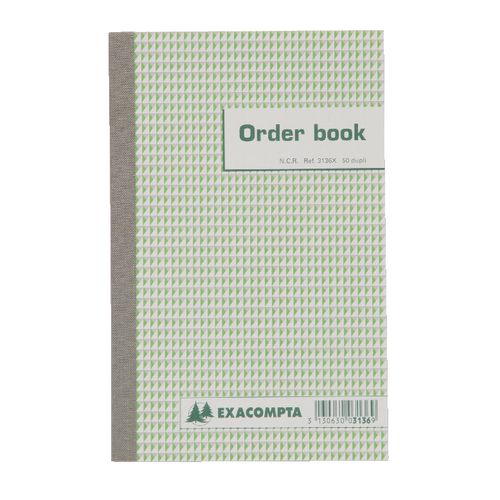 Orderboek 3136x 13,5x21cm lijn 2voud nl fr