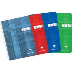Collegeblok 8549 90g m2 14,8x21cm index a-z 180blz 90vel