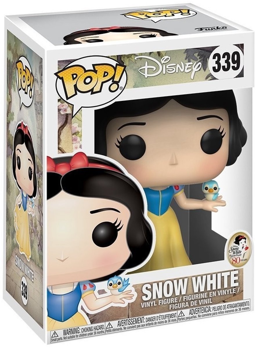Funko pop disney: snow white - sneeuwwitje - pop #339