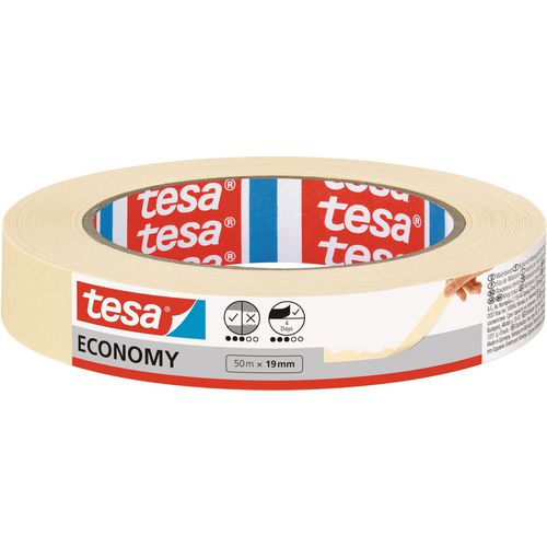 Afplakband universal ecologo tesa 50mx19mm chamois
