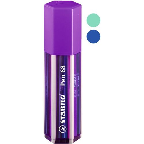 Abi vilstiften stlo 68 verschillende kleuren 1 mm