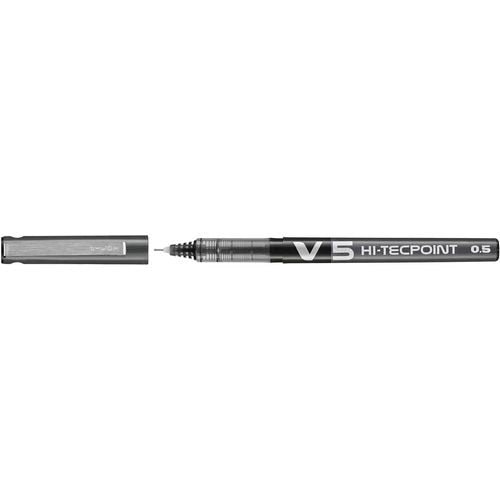 Rollerball pilot hi-tecpoint v5 0,3 mm zwart