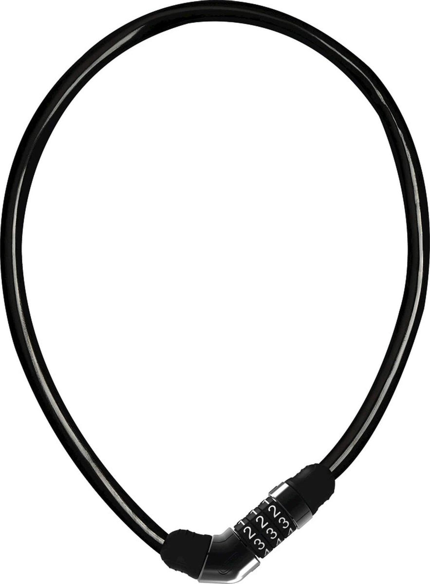 Abus kabelslot 4408c - cijferslot - 65 cm lange stalen kabel met kunststof omhulsel - -security level 2 - groen