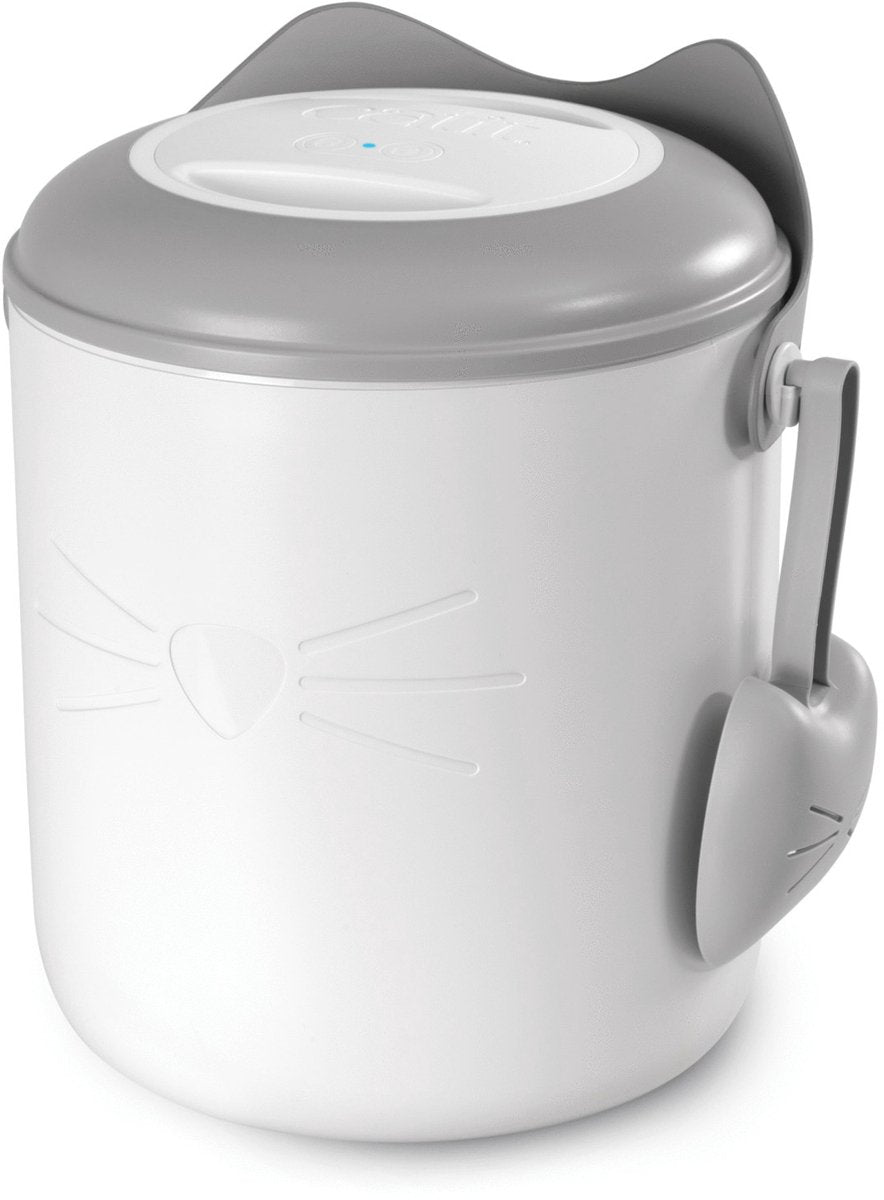 Catit vacuüm voercontainer - kattenvoerbewaarbak - 9.6 l wit