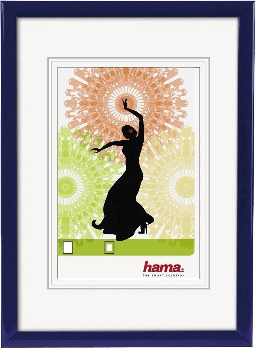 Hama fotolijst - madrid - 21 x 21,7 cm - blauw