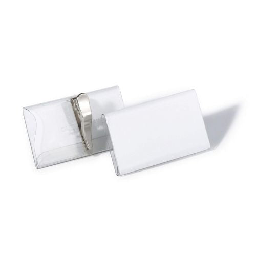 Badge durable 8110-19 transparant 25 stuks 4 x 7,4 cm