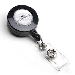 Afrolmechanisme voor badges durable 8152.58 800m antraciet 10stuks