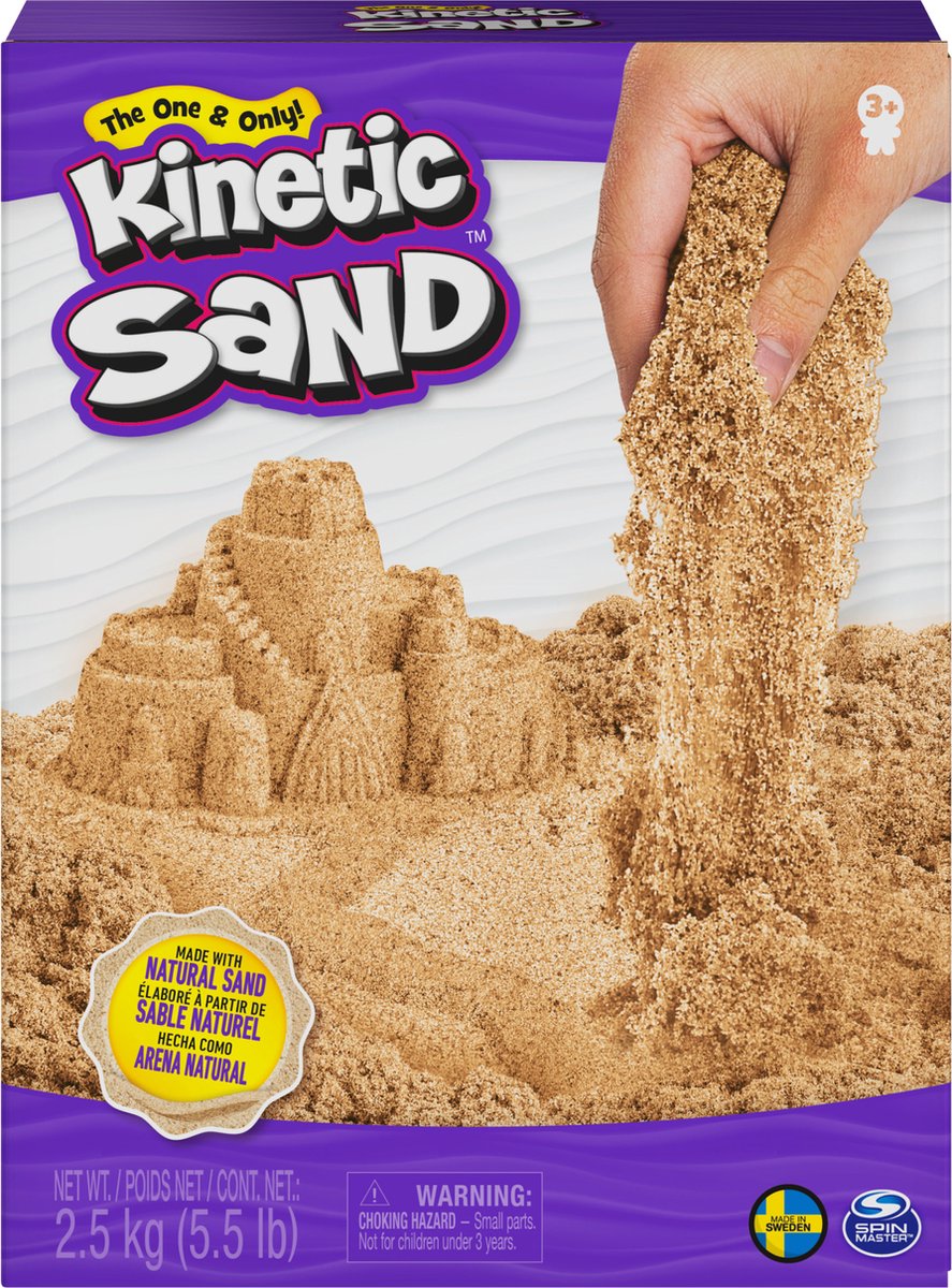 Kinetisch zand bruin 2,5kg