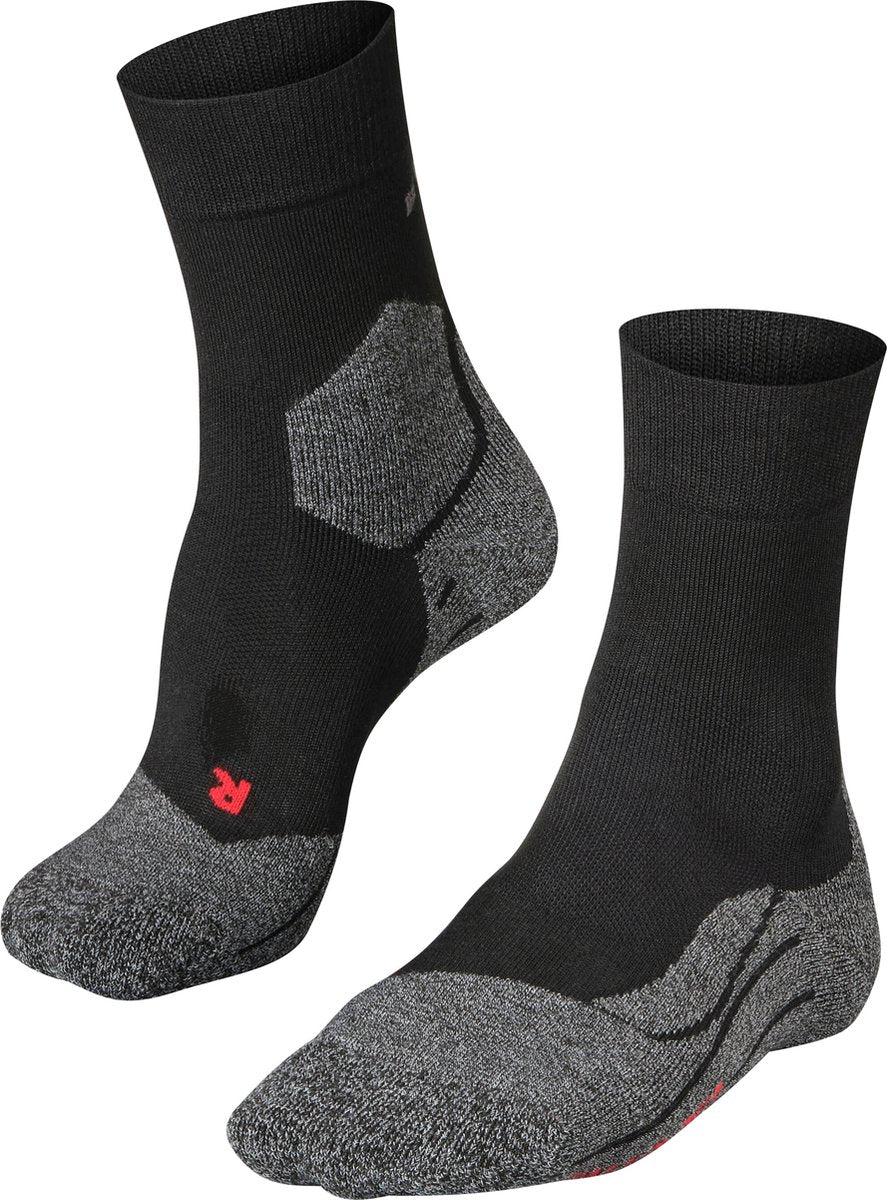 Falke ru3 anti-blaar lyocell functioneel materiaal hardloopsokken heren zwart - maat 42-43
