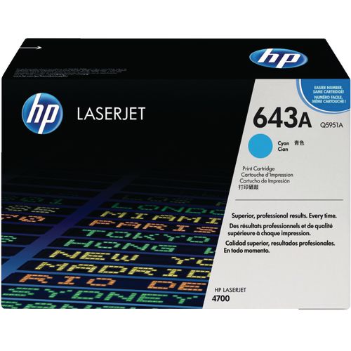 Tonercartridge hp q5951a cyaan