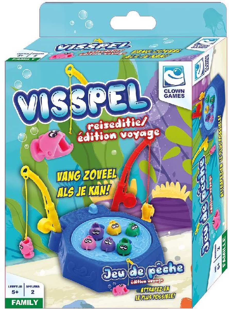 Clownspellen visspel reiseditie