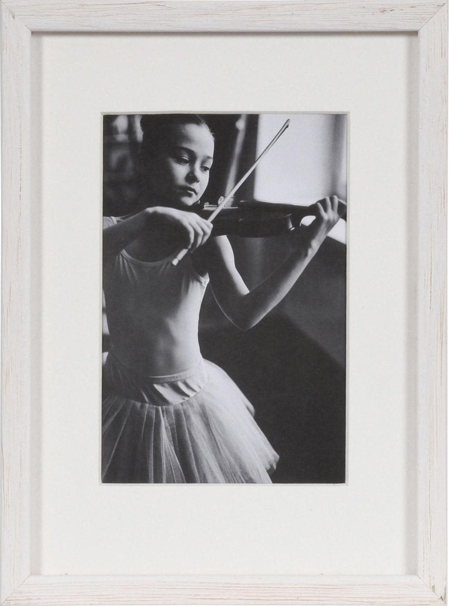 Henzo fotolijst - - viola - fotomaat 13x18 cm - wit