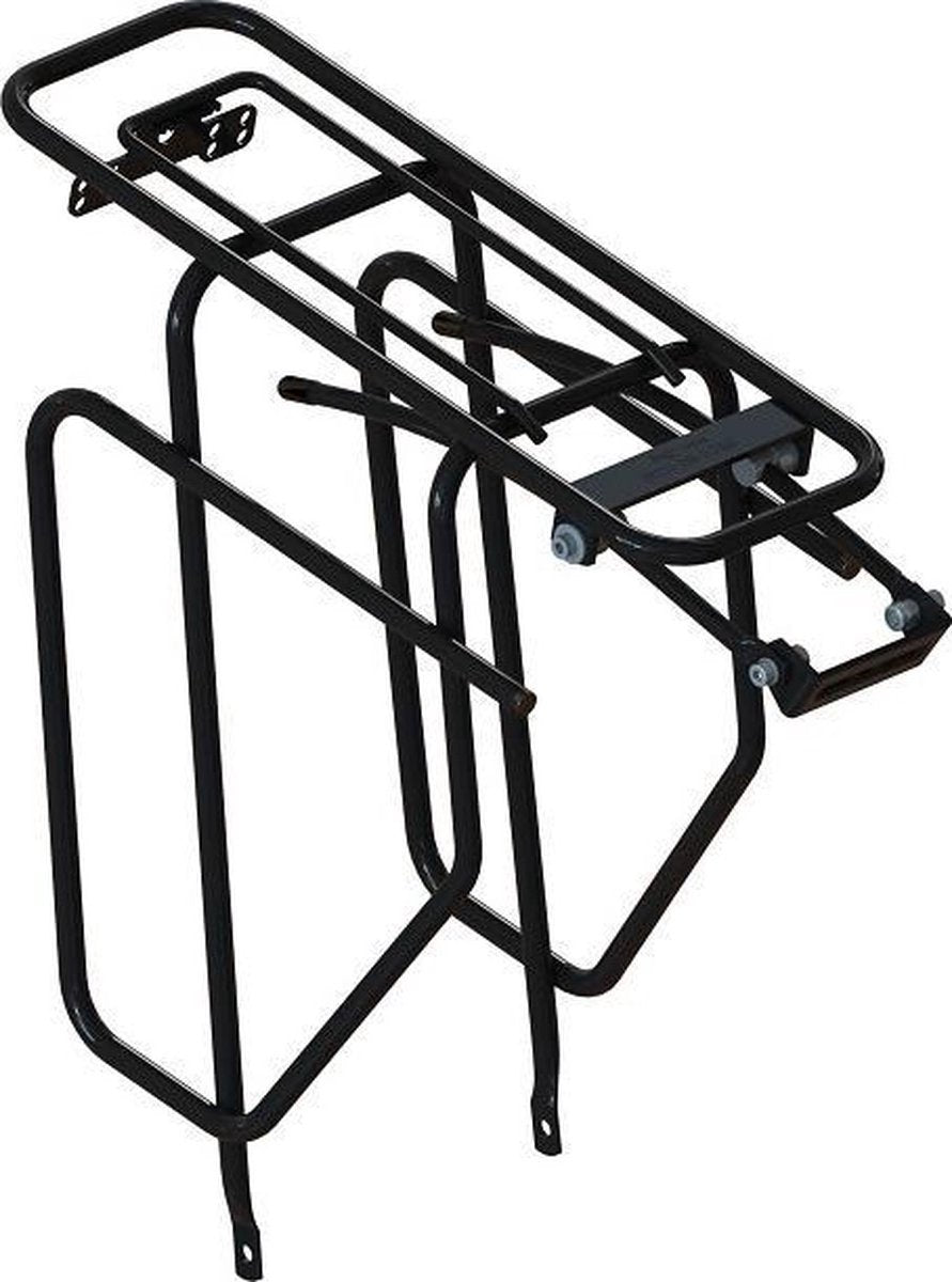 Porte-bagages Steco 28 Tubic Slim Design Noir mat