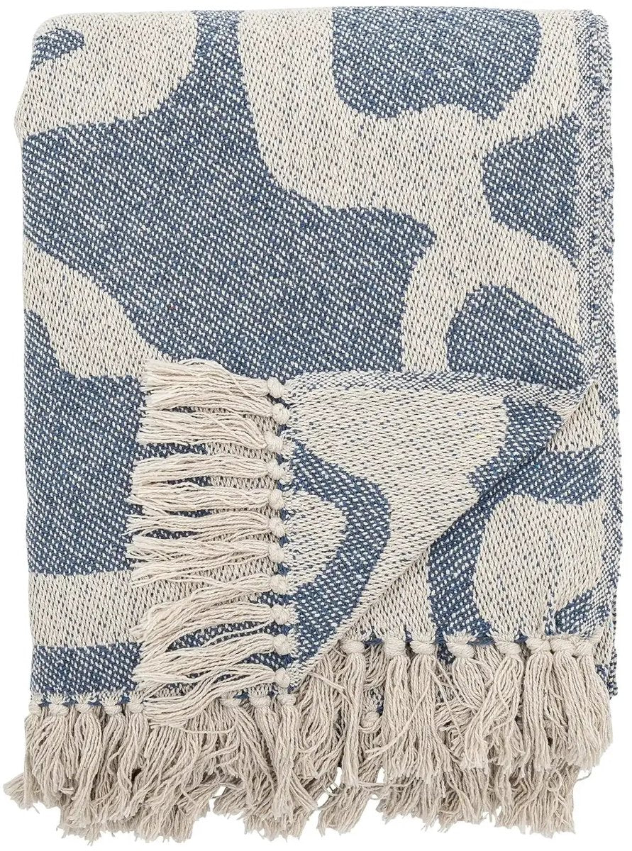 Bloomingville salobre throw - plaid
