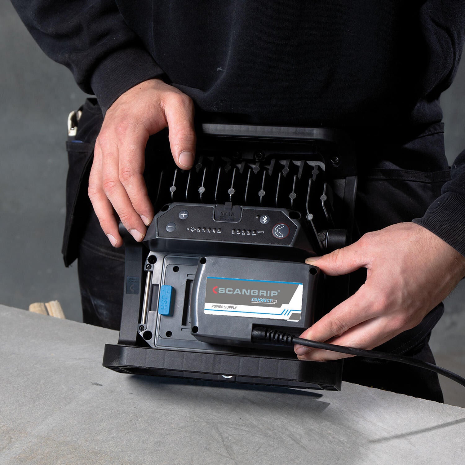 Scangrip netdeel power supply connect . power supply power supply connect