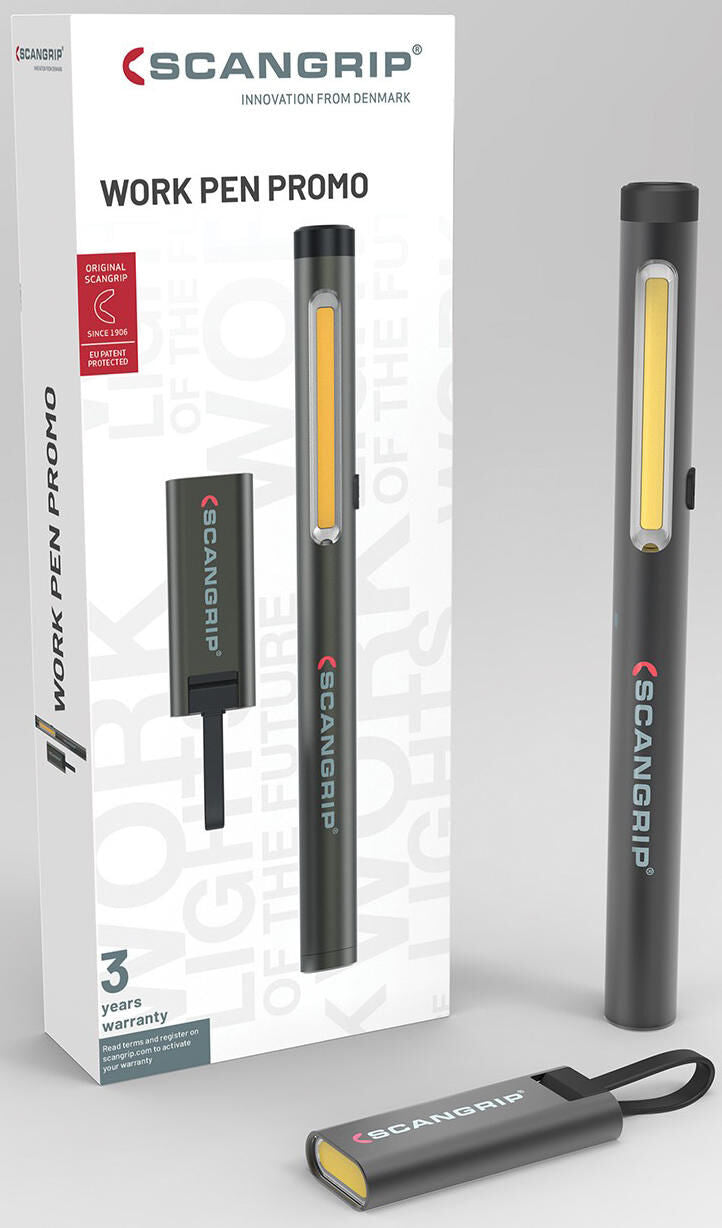 Scangrip actie pakket work pen 200 r + flash micro r . lamps set 2-piece