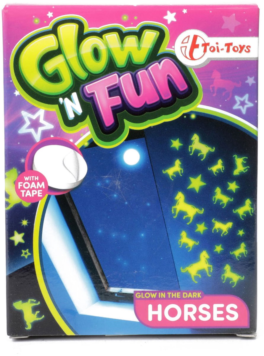 Toi-Toys Glow 'n Fun Glow in the Dark Horses