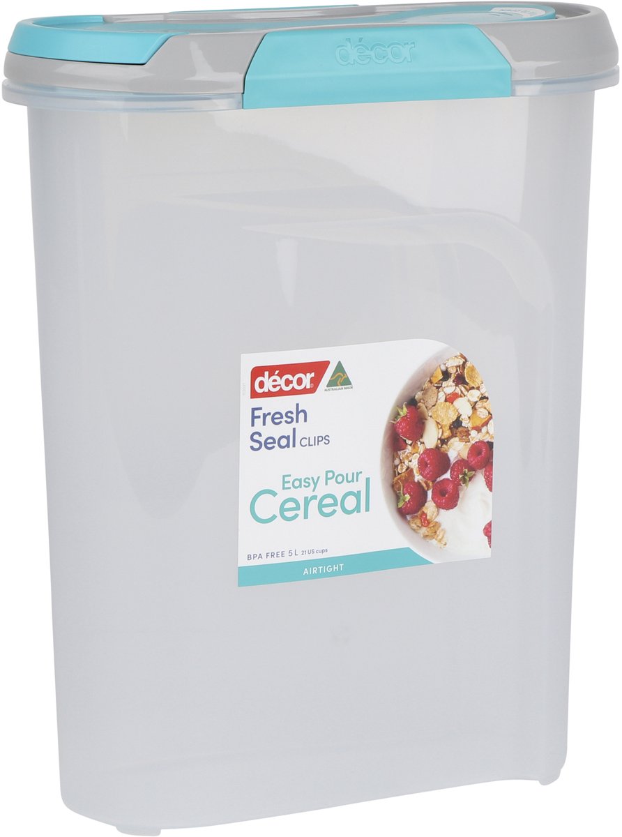 Decor décor fresh seal clips easy pour cereal - 5l