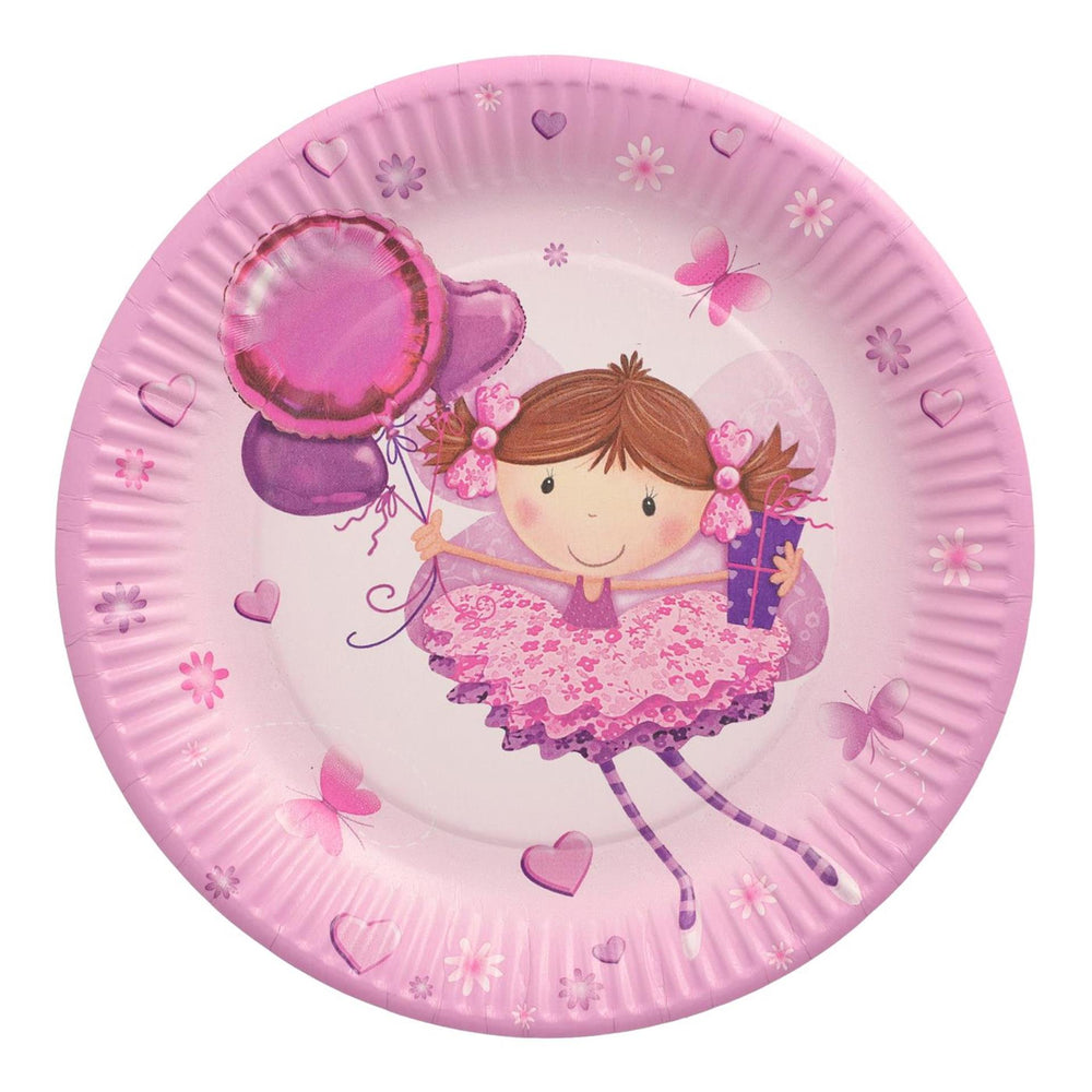 Papstar set a 10 borden little dancer karton ø23cm