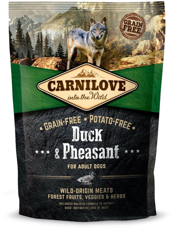 Carnilove dog food - duck and pheasant - grain-free, 1.5kg, high meat content
