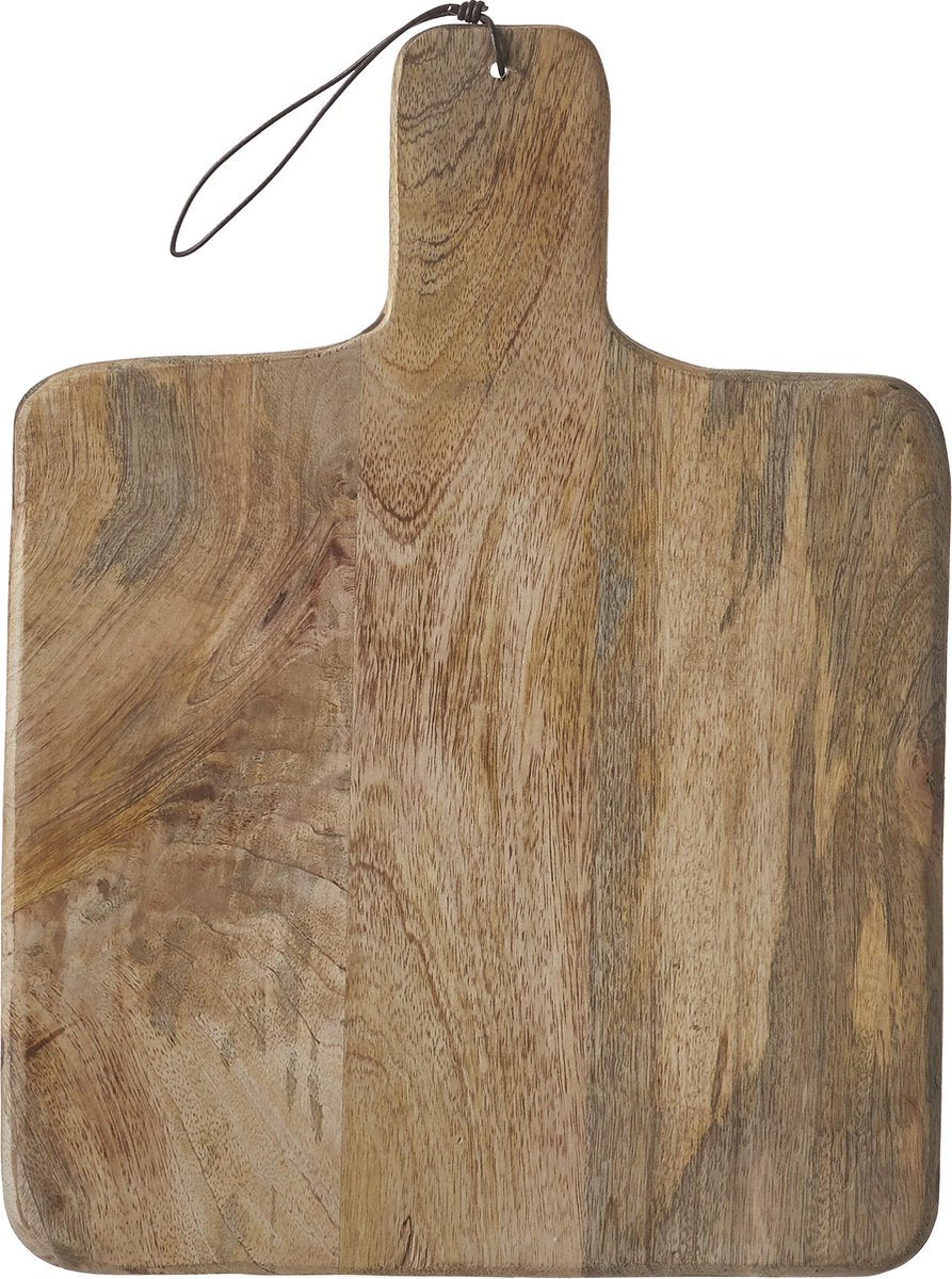 Mica decorations duko serveerplank - l40 x b30 cm - 100% fsc mangohout - bruin