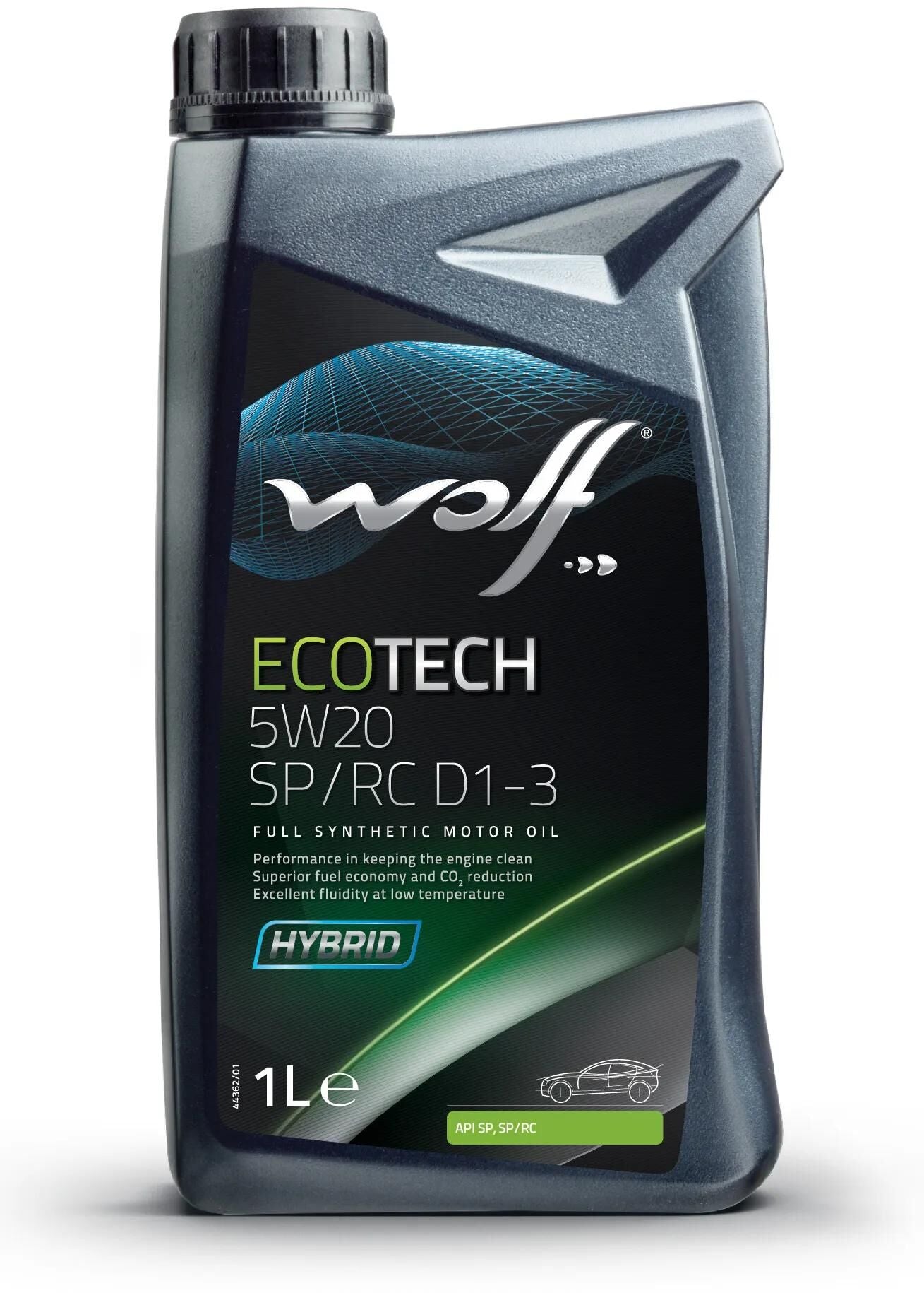 Wolf motoröl ecotech sp rc d1-3 motoroil 5w20 1l ecotech sp rc d1-3