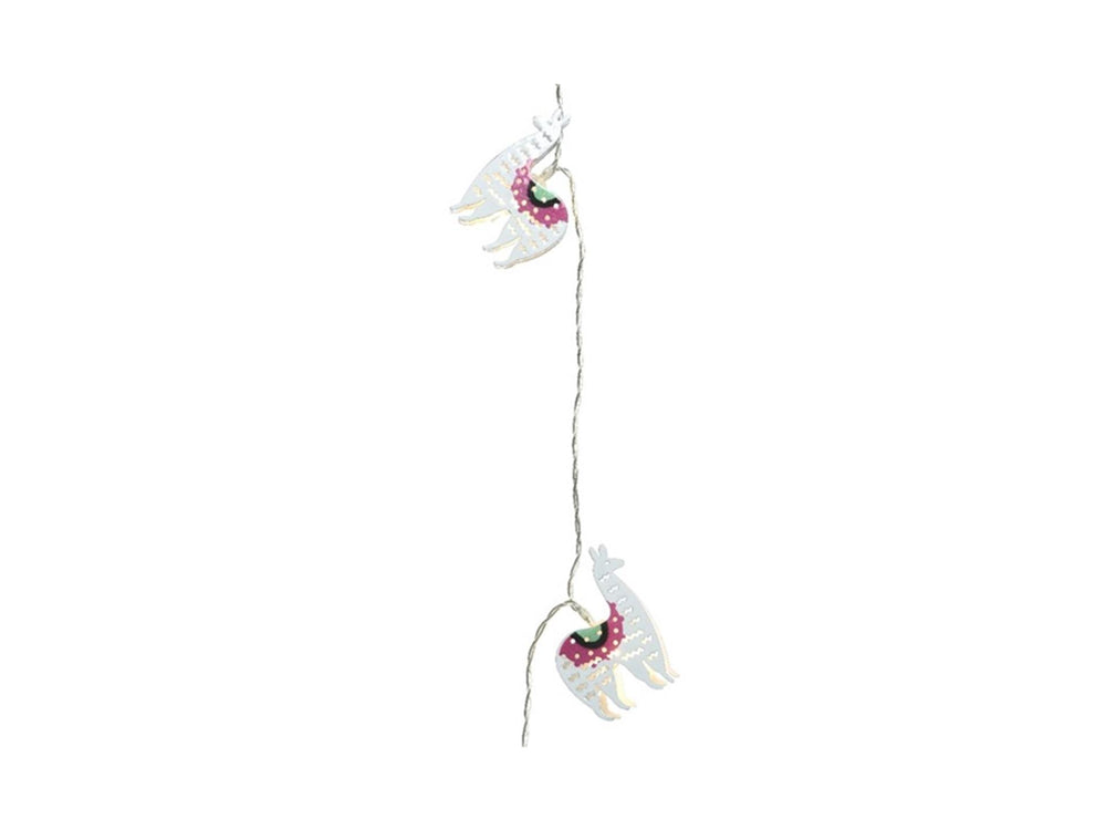 Lumineo led lichtsnoer alpaca metaal 180cm-10l