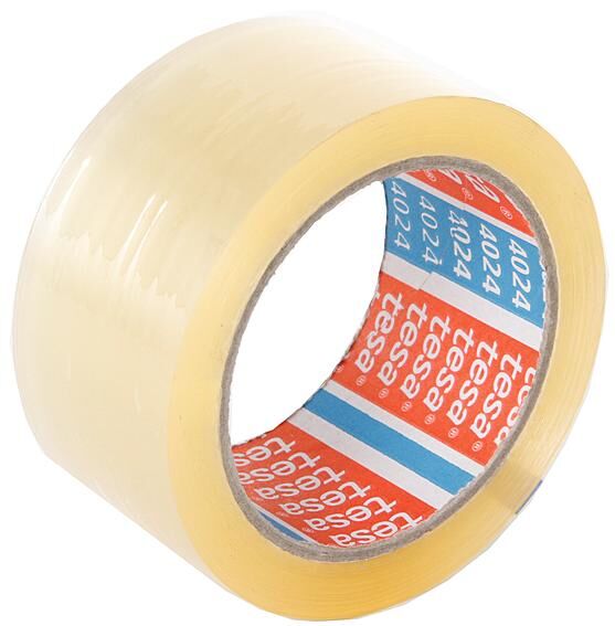 Tesa plakband pp adhesive tape pp transpar 50 mm, 66 m