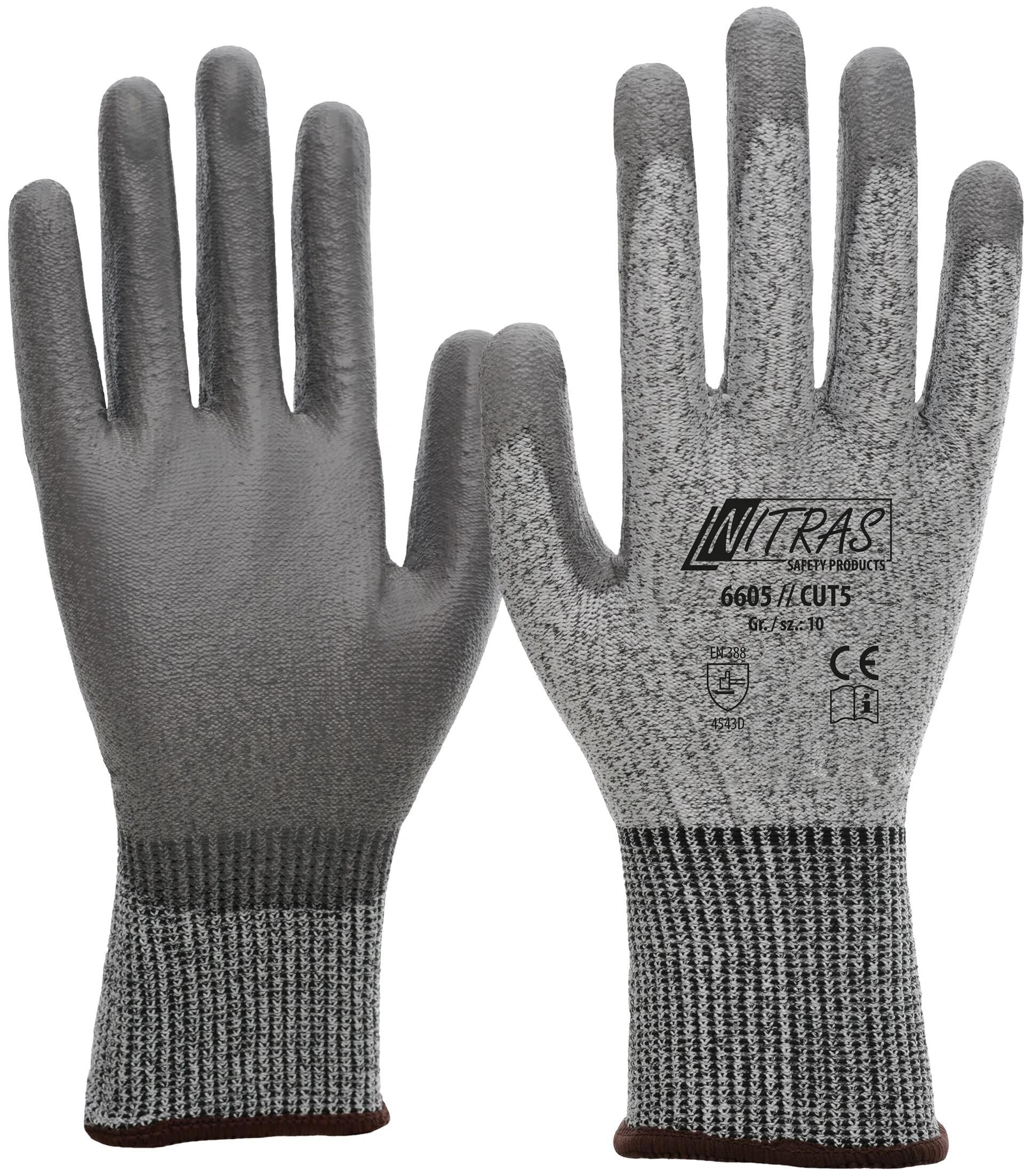 Nitras safety schnittschutzhandschuh cut5 cut protection glove cut5 gr. 7