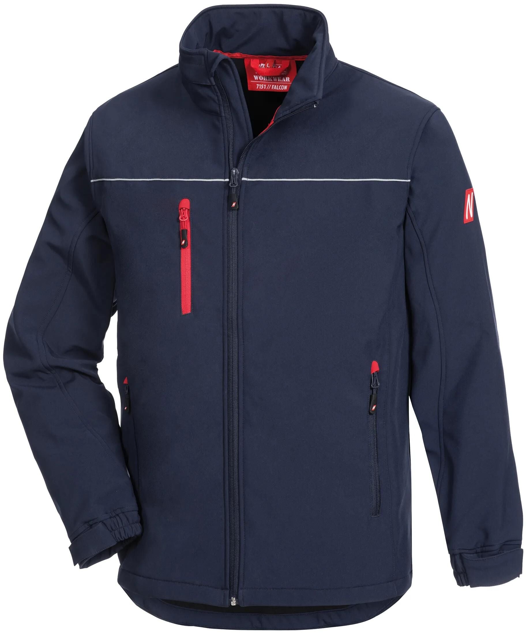 Nitras safety softshelljacke motion tex light softshell jacket gr. xxl motion tex light blue