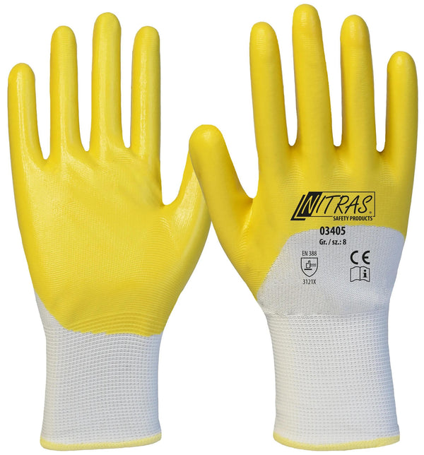 Nitras safety nitrilhandschoen nitrile glove size 10 nitras