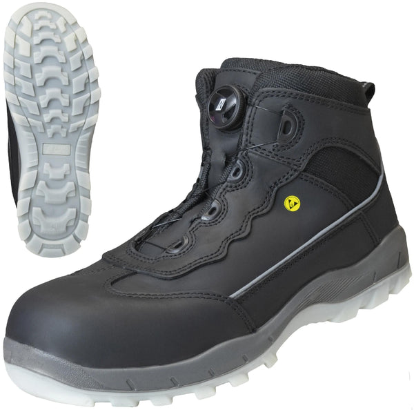 Nitras safety stiefel sport step mid fit safety boots gr. 46 sport step mid fit