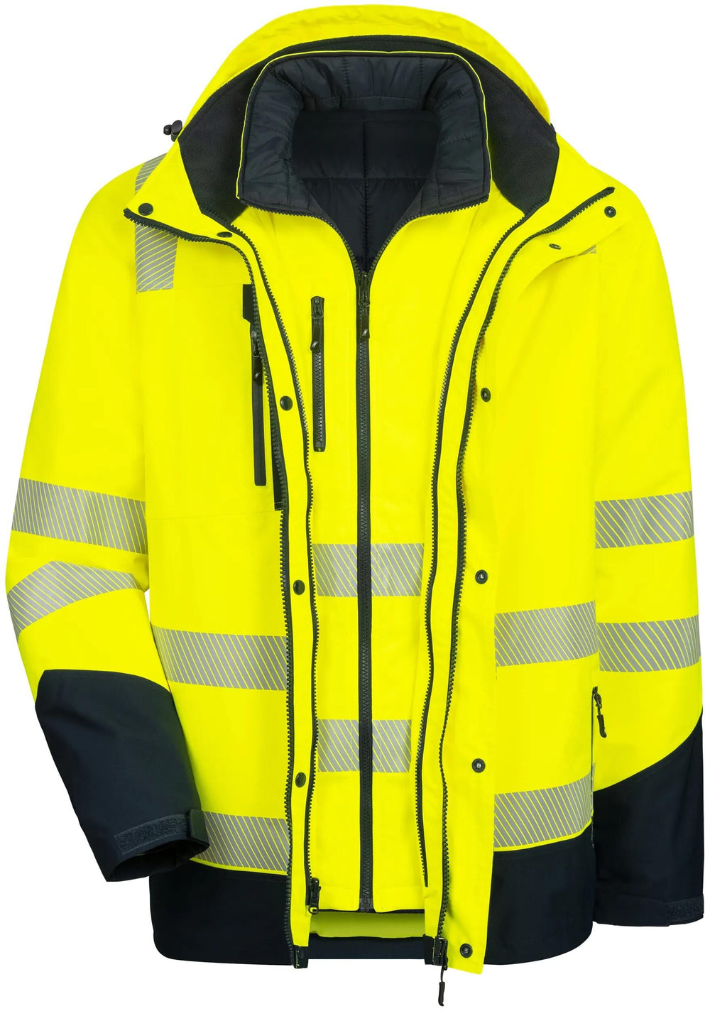 Nitras safety warnschutzjacke motion tex viz plus safety jackets gr. m nitras motion tex viz