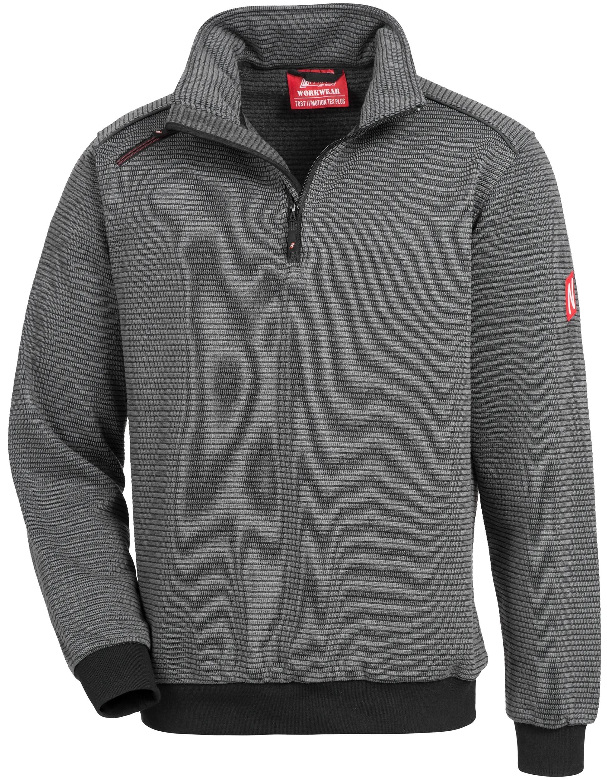 Nitras safety pullover motion tex plus pullover gr. l grey nitras motion tex plus