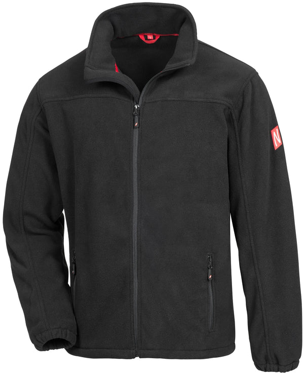 Nitras safety fleecejack 7044 motion tex plus fleece jacket gr. l black nitras motion tex plus