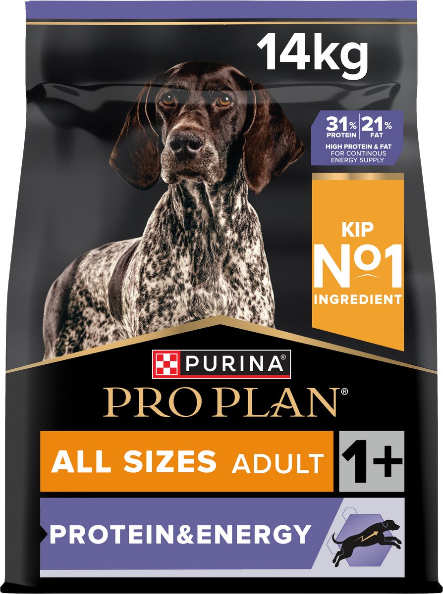 Pro plan purina protein energy - hondenvoer - kip - 14 kg