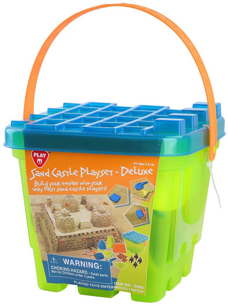 Playgo strandset kasteel met accessoires, 21dlg.