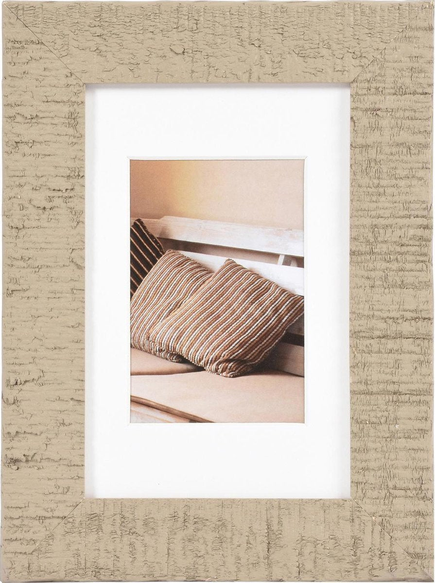 Henzo fotolijst - - driftwood - fotomaat 10x15 cm - beige