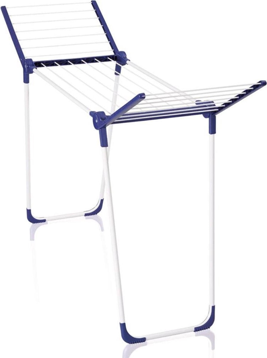 Leifheit 81720 pegasus 120 solide compact droogrek wit blauw