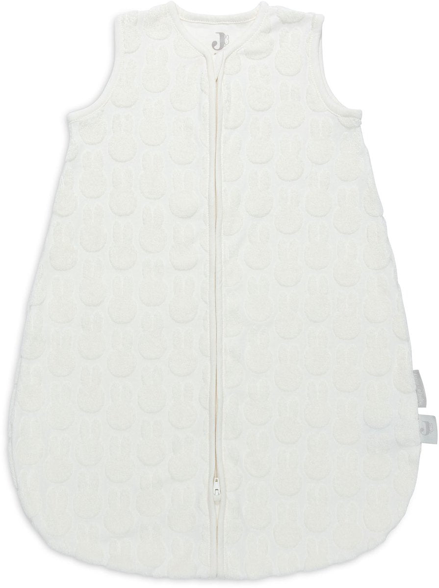 Jollein x nijntje - newborn slaapzak zomer jersey 60cm - miffy jacquard ivory - zomerslaapzak